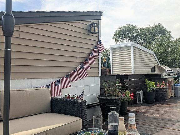 Private rooftop deck