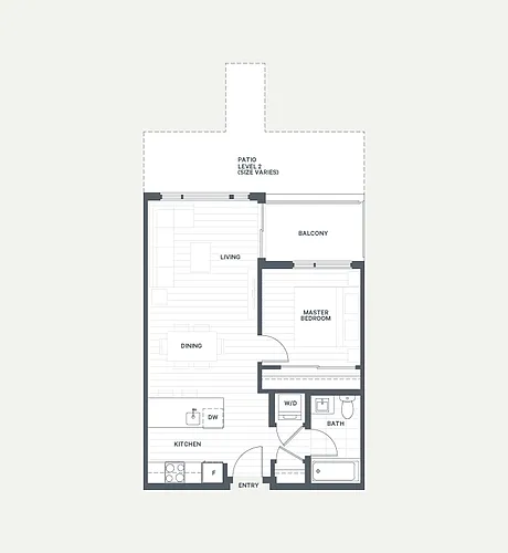 Floor plan 418B