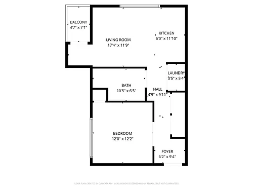 Floor plan 1 Bedroom