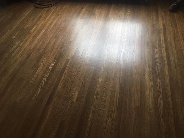 newly finished hardwood floors