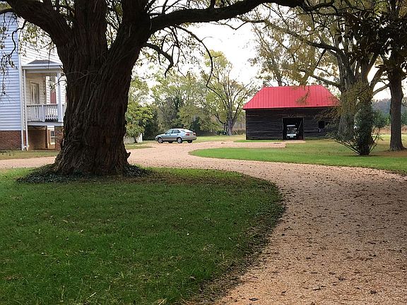 Side porch and smoke house