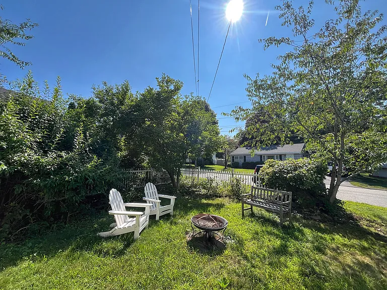 There is ample outdoor space, perfect for gathering with friends and family or just relaxing.