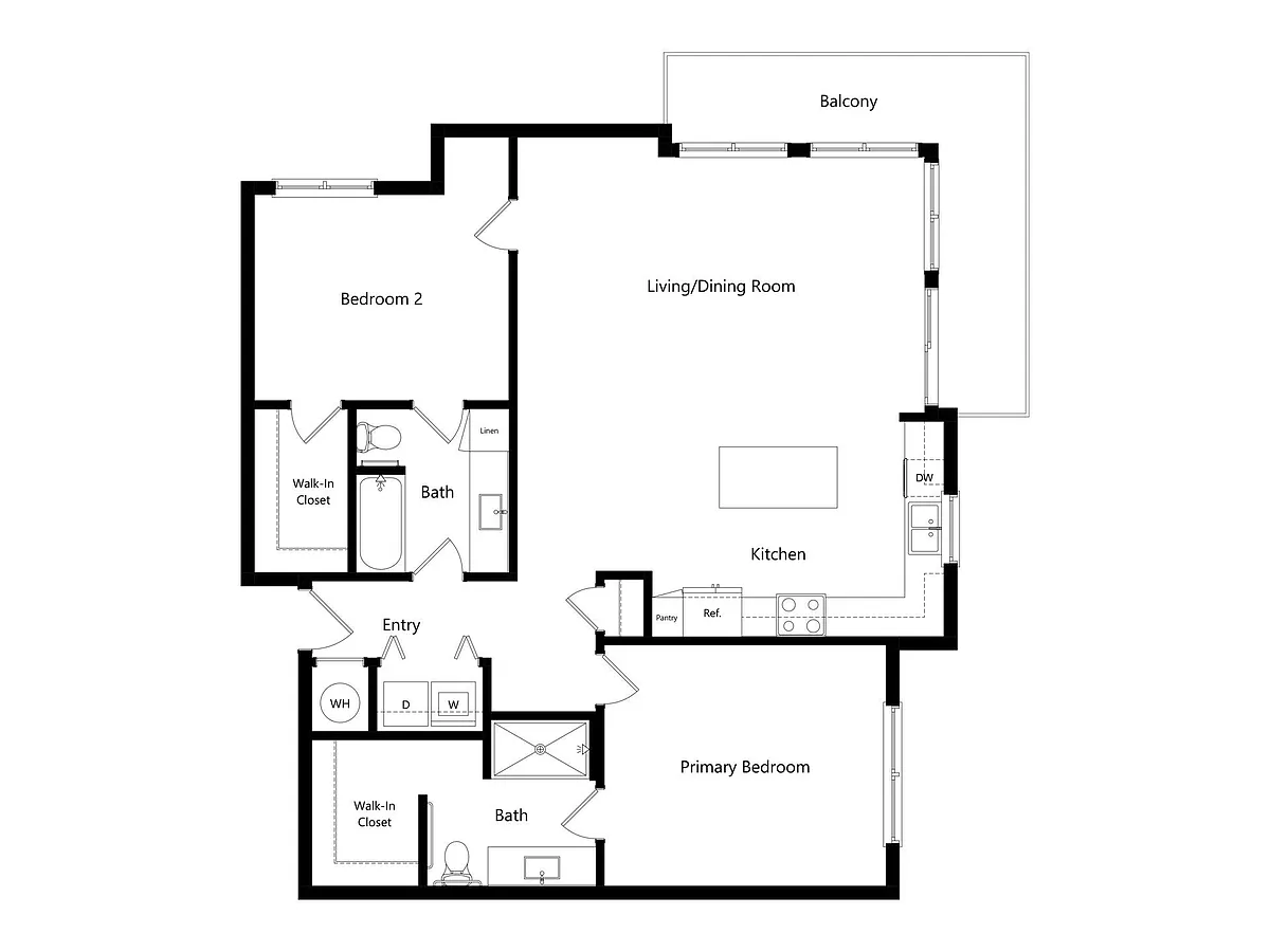 Floor plan B2A