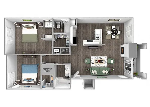 Floor plan B5 (Baker)