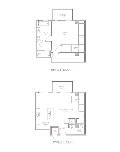 Floor plan 2X25B