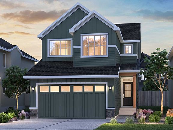 Rundle 24 Farmhouse rendering for Creekstone by Brookfield Residential in Calgary