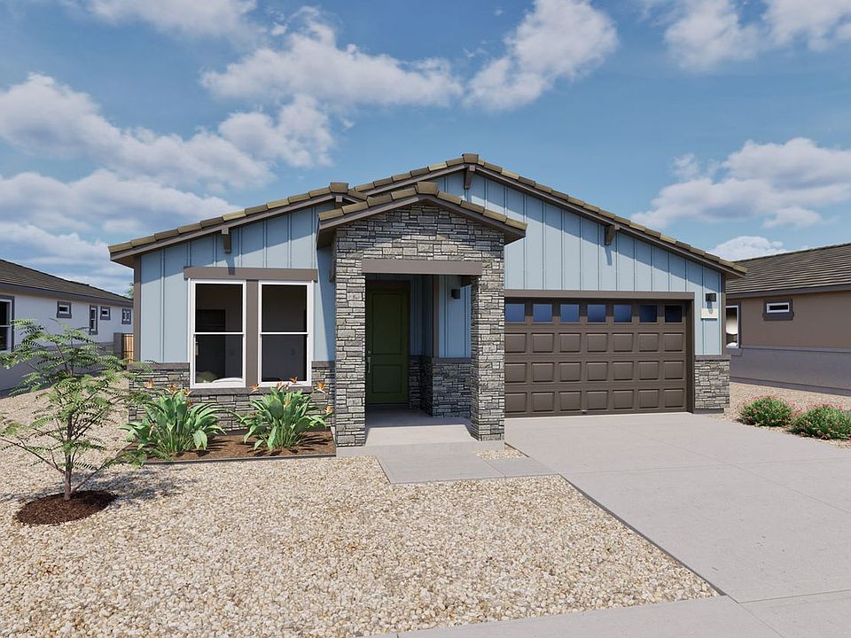 This is a rendering of the Dawn Floorplan Elevation B. Options and colors may vary.