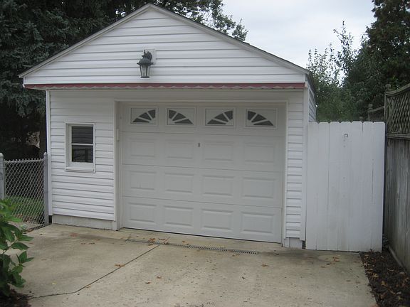 Garage with new door