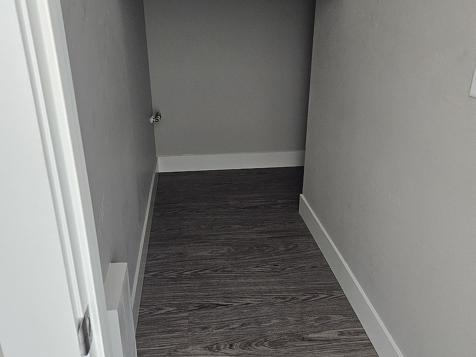 Extra storage under the stairs.