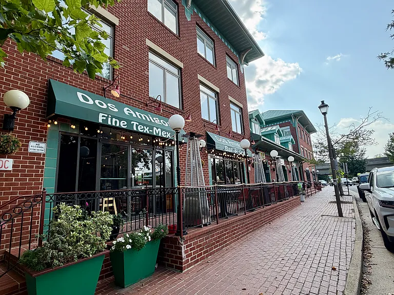 Restaurants just down the street