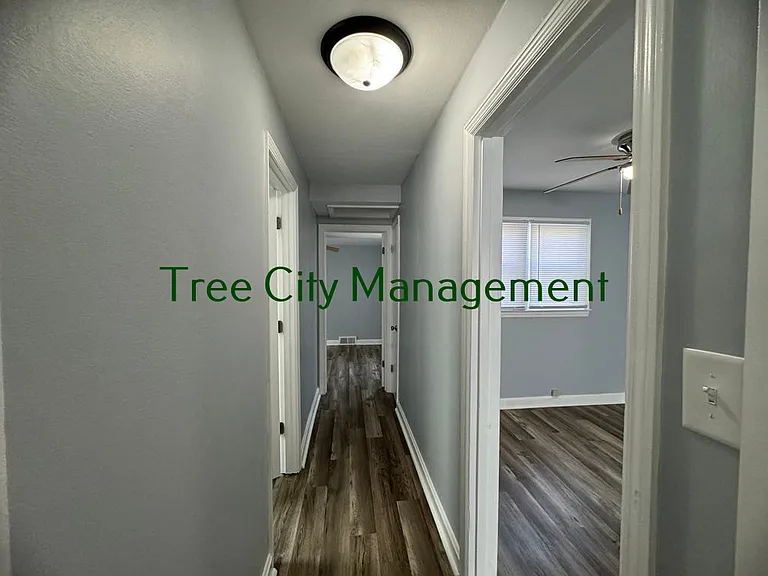 Hallway from Bdrm 1 to Bdrm 2