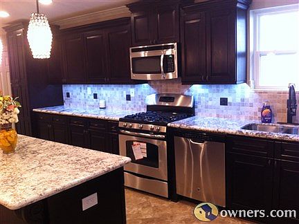 All new stainless steel appliances