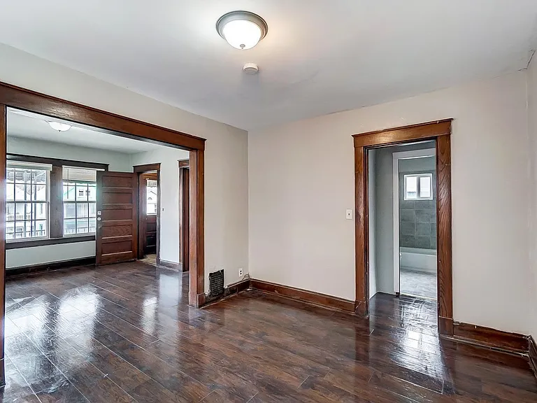 Dining room into bathroom