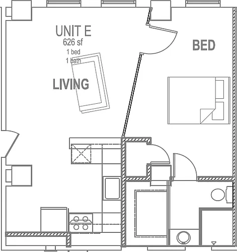 Floor plan E