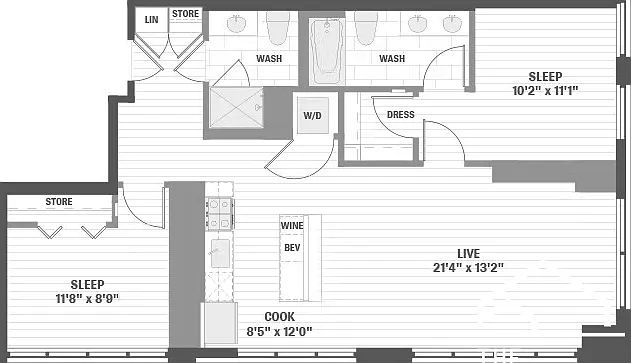 808 N Wells St #2BR2BA — Photo 1