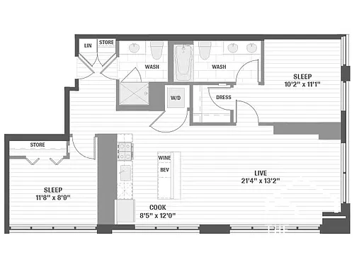 808 N Wells St #2BR2BA Photo 1