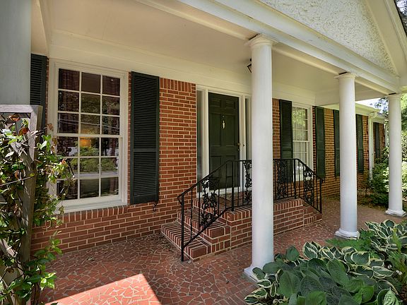 Peaceful front porch