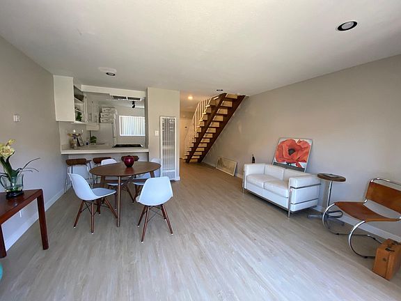 Open plan kitchen - opens onto living room.
