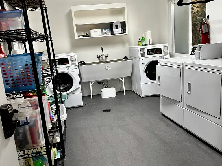 Shared laundry room