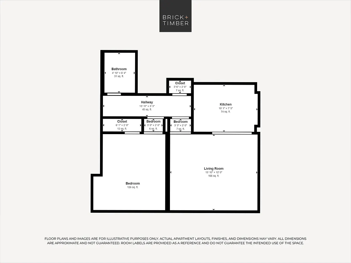 Floor plan 1 Bedroom 1 Bath