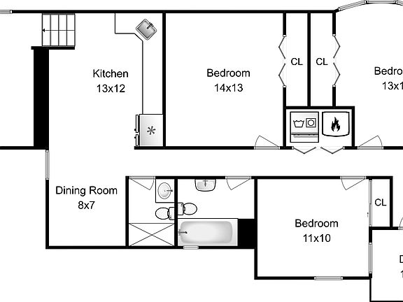 3rd image of 1060 W Balmoral Ave #1