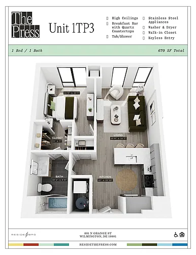 Floor plan 1TP3