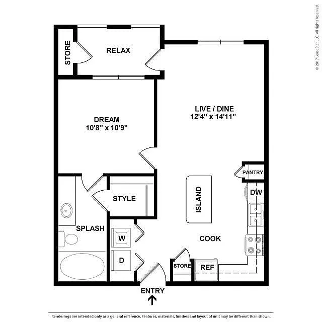 Floor plan A1-A