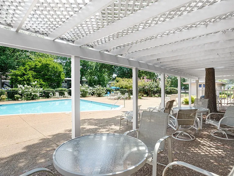 Covered Patio with Seating