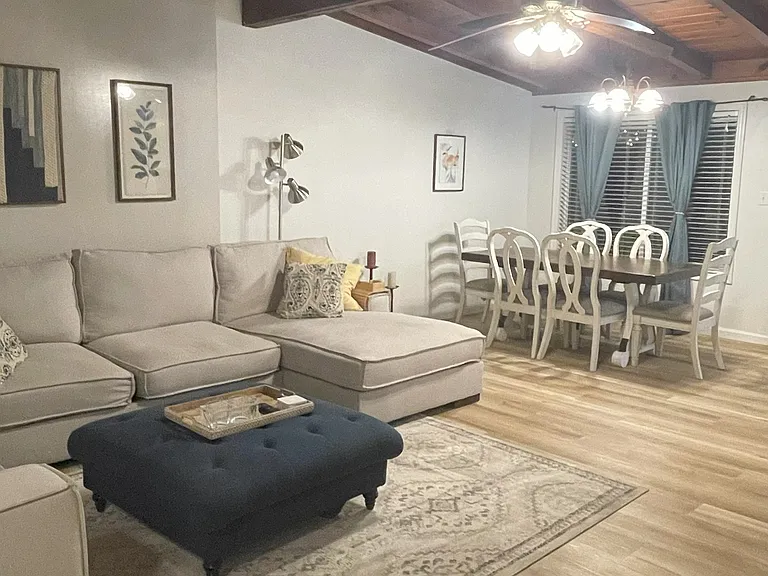 Living and dining room