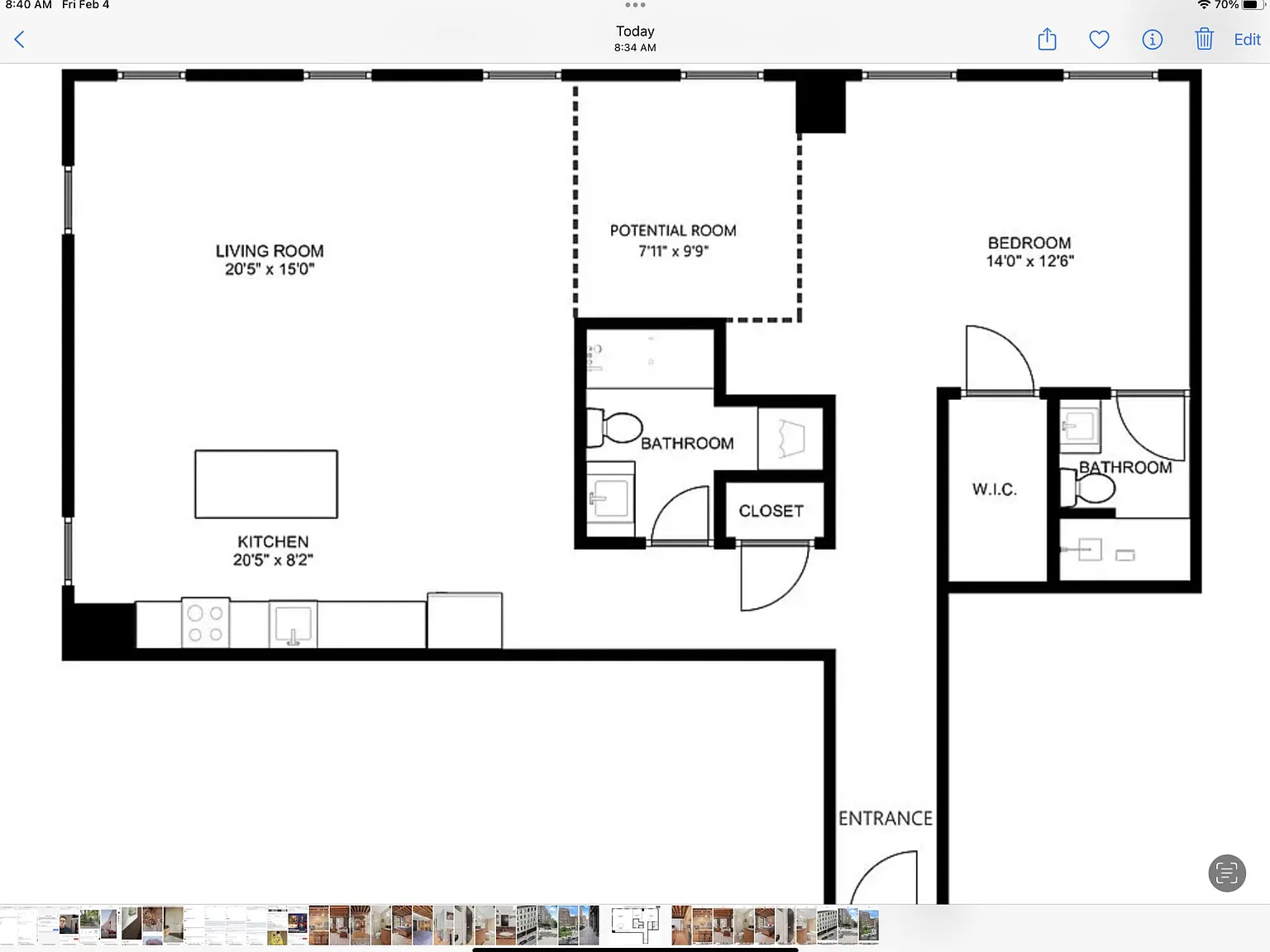 1 bed, 1156 sqft, $4,950 — Photo 1
