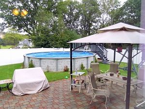 Closer view of Patio