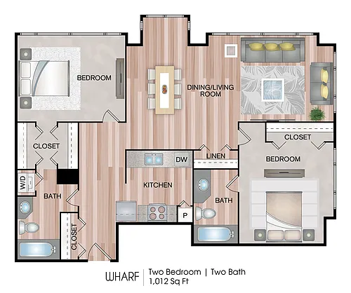 Floor plan Wharf