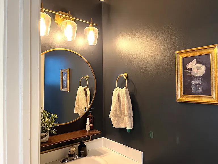 1/2 Bath - First Floor