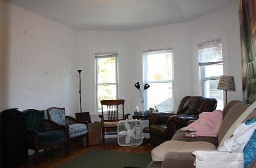 living room with tenant furniture