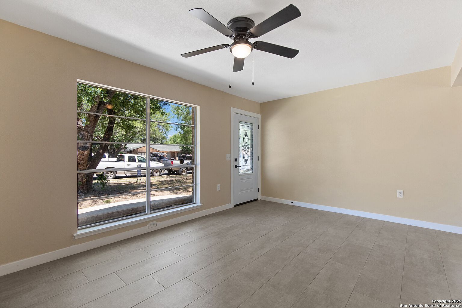 Spacious family home with kitchen and living area