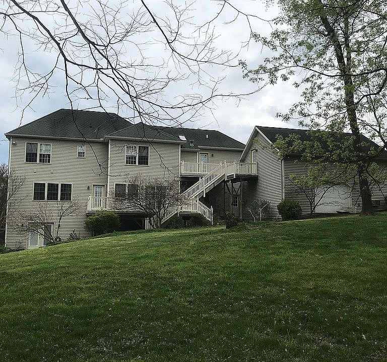 Back decks on two levels