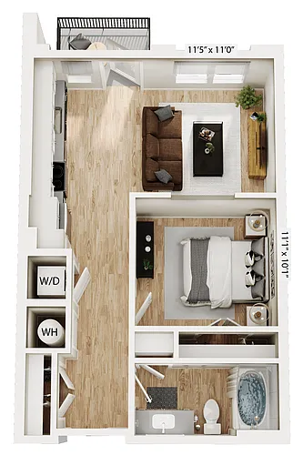 Floor plan E1