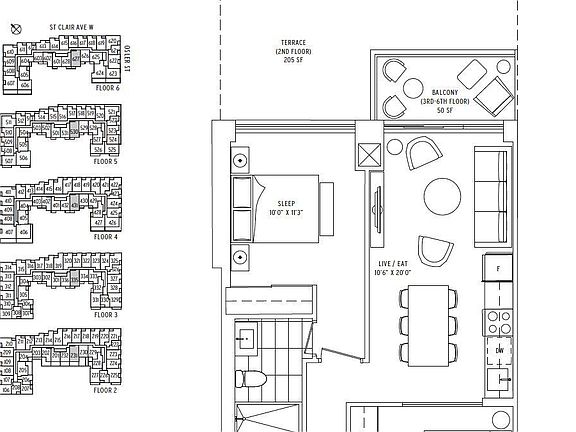 4th image of 1787 Saint Clair Ave W #431
