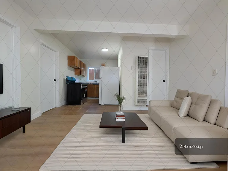 Kitchen and Living Room. New Stove and Refrigerator. New luxury flooring. New Paing