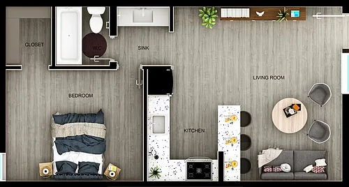 Floor plan A2 Gold