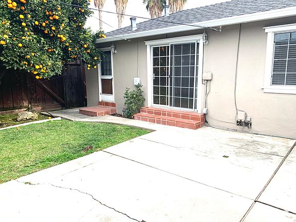 backyard just outside of ally kitchen and slider from living room.