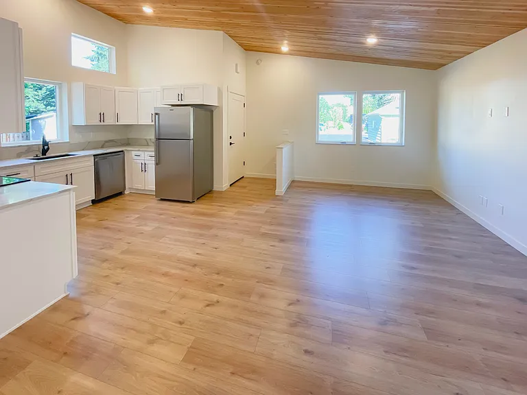 View from side of living room