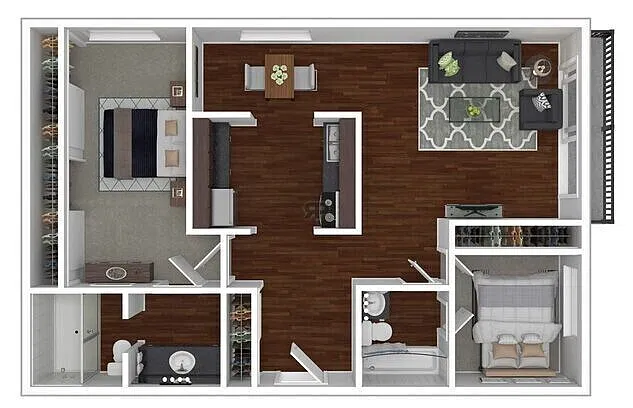 Floor plan B2R