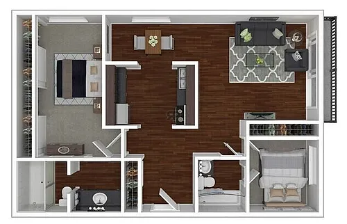 Floor plan B2R