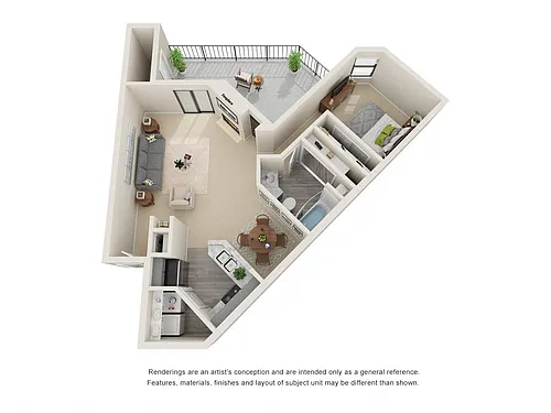 Floor plan A5 - Renovated