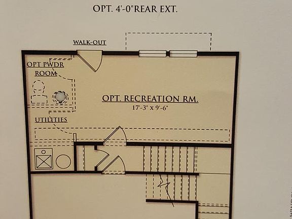 Lower Level- Unfinished.