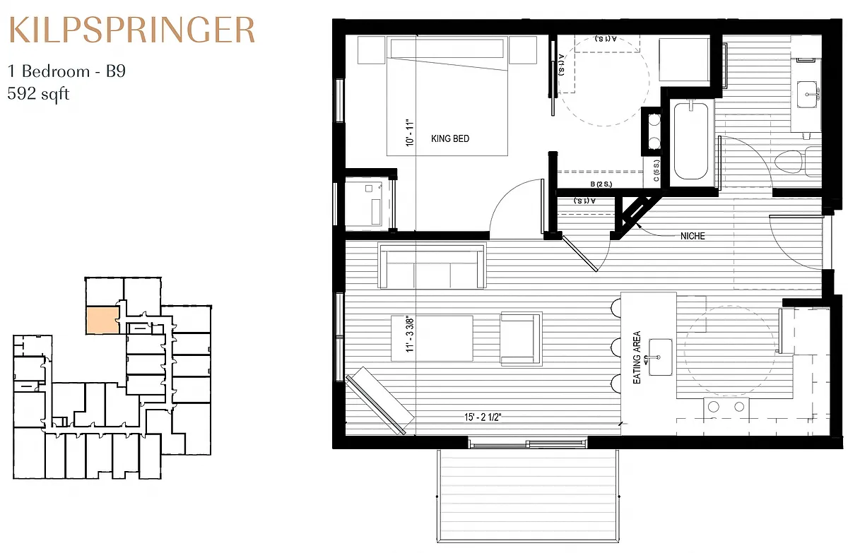 Floor plan Kilpspringer