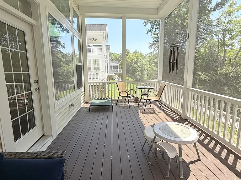 Overlooking nature/walking trails