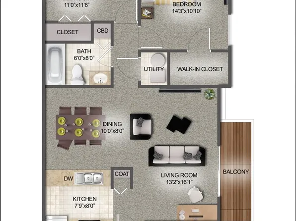 2211 Spansail Dr APT 22, Niles, MI 49120