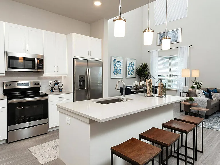 Spacious Kitchen Including Island with Breakfast Bar